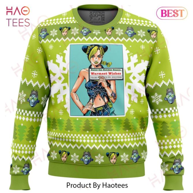 Christmas Jolyne Kujo Jojo'S Bizarre Adventure Christmas Ugly Christmas Sweater
