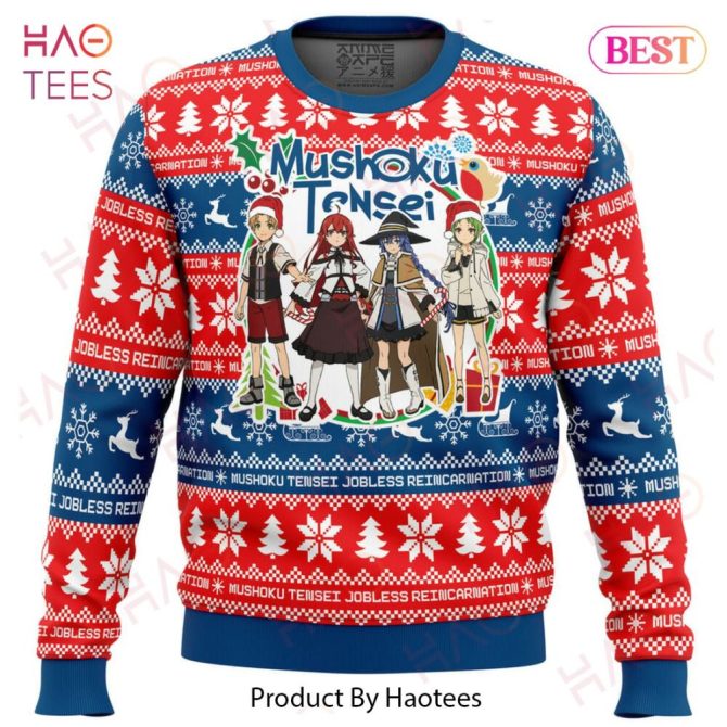 Christmas Joy Mushoku Tensei Jobless Reincarnation Ugly Christmas Ugly Christmas Sweater