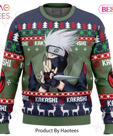 Christmas Kakashi Hatake Naruto Christmas Ugly Christmas Sweater