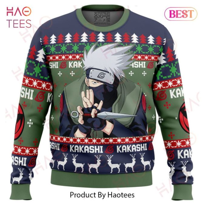 Christmas Kakashi Hatake Naruto Christmas Ugly Christmas Sweater