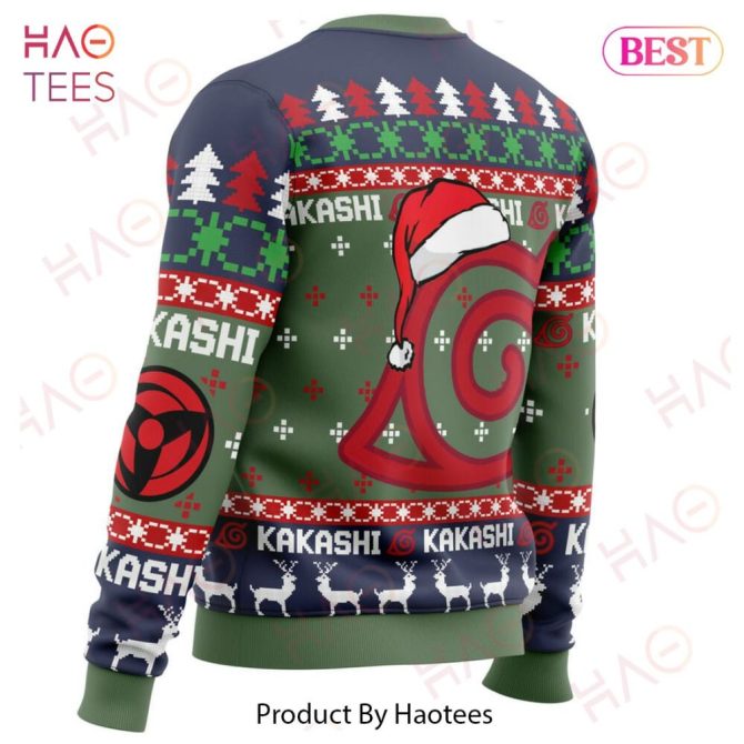 Christmas Kakashi Hatake Naruto Christmas Ugly Christmas Sweater - Image 4