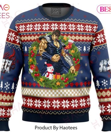 Christmas Kenshiro Fist Of The North Star Ugly Christmas Ugly Christmas Sweater