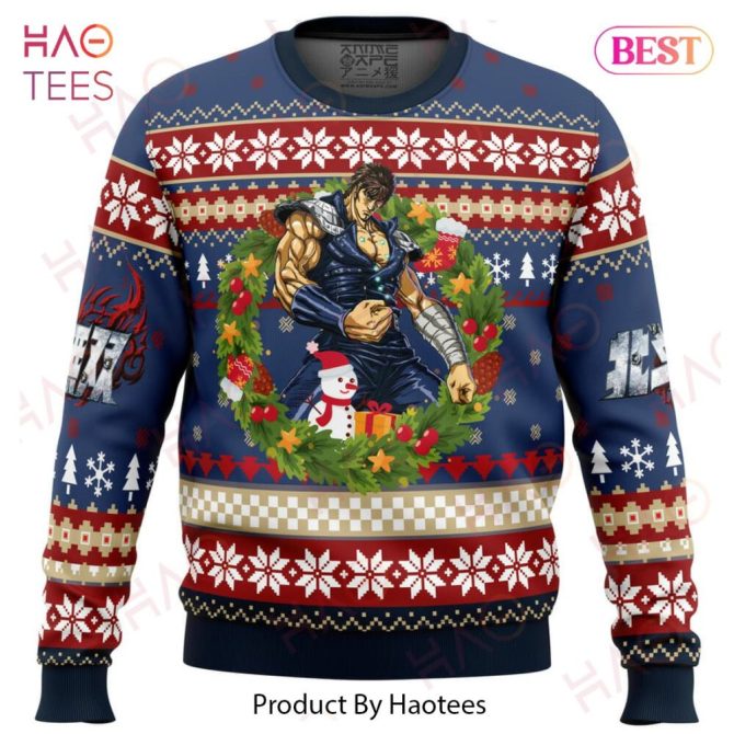 Christmas Kenshiro Fist Of The North Star Ugly Christmas Ugly Christmas Sweater