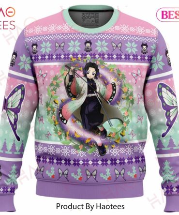 Christmas Kochou Shinobu Demon Slayer Ugly Christmas Ugly Christmas Sweater
