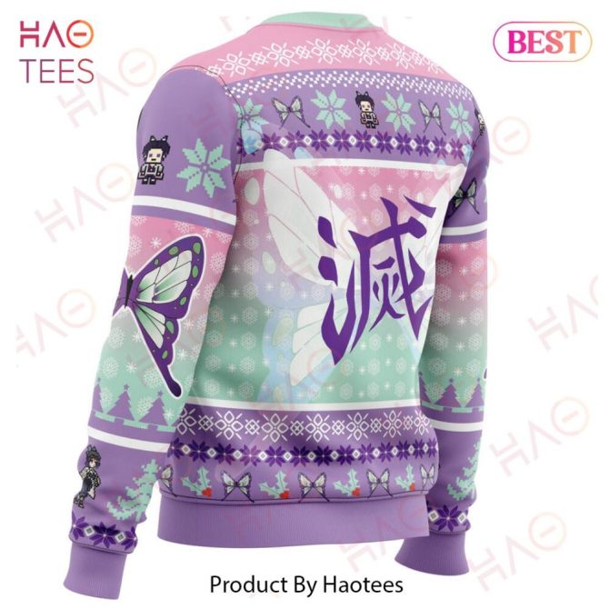 Christmas Kochou Shinobu Demon Slayer Ugly Christmas Ugly Christmas Sweater - Image 4