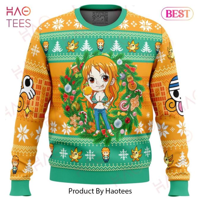 Christmas Nami One Piece Ugly Christmas Ugly Christmas Sweater