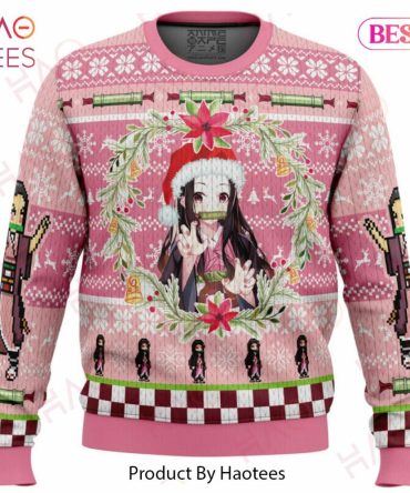 Christmas Nezuko Kamado Demon Slayer Ugly Christmas Ugly Christmas Sweater
