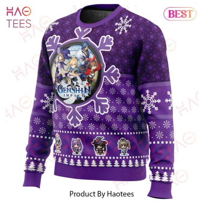 Christmas Quest Genshin Impact Ugly Christmas Ugly Christmas Sweater - Image 2