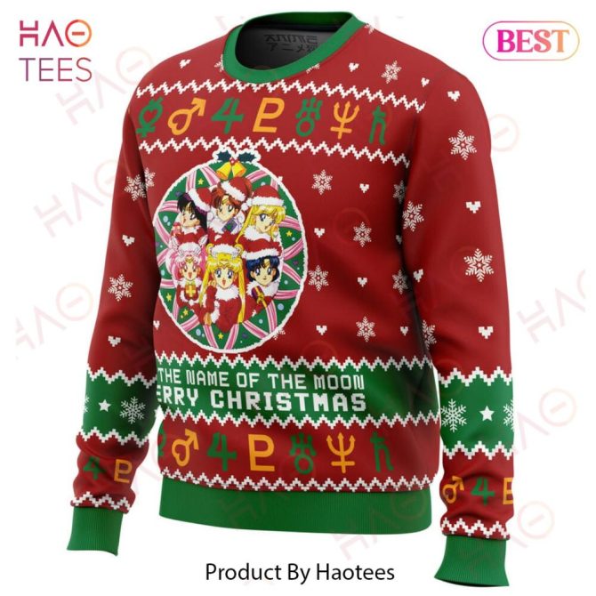 Christmas Sailor Guardians Sailor Moon Ugly Christmas Ugly Christmas Sweater - Image 2
