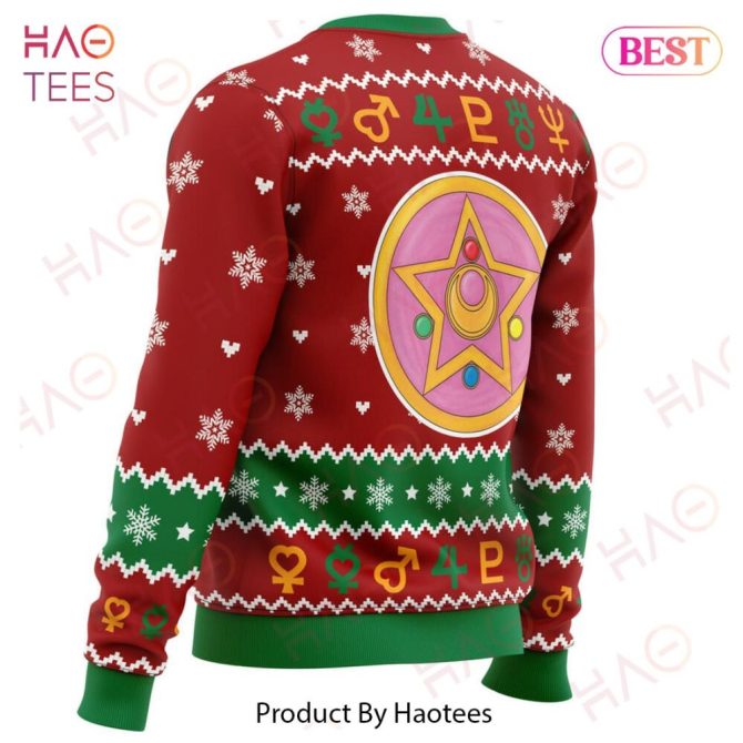 Christmas Sailor Guardians Sailor Moon Ugly Christmas Ugly Christmas Sweater - Image 4