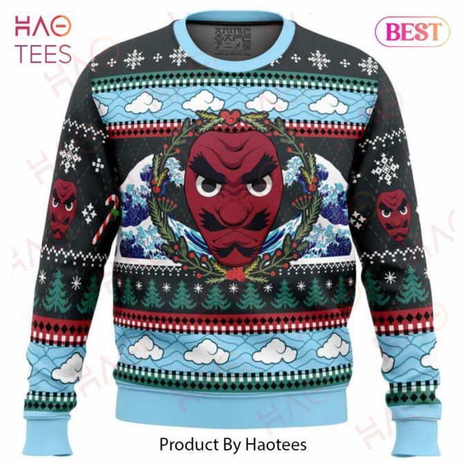 Christmas Sakonji Urokodaki Demon Slayer Ugly Christmas Ugly Christmas Sweater