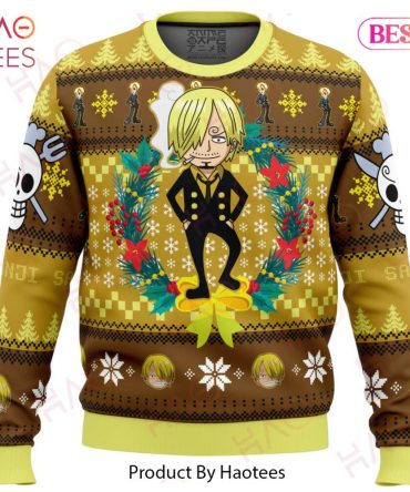 Christmas Sanji One Piece Ugly Christmas Ugly Christmas Sweater