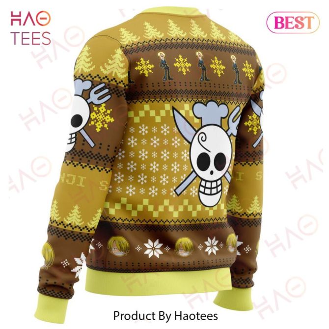 Christmas Sanji One Piece Ugly Christmas Ugly Christmas Sweater - Image 4