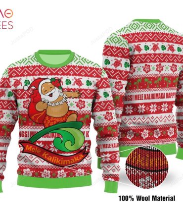 Best Christmas Santa Clause Ugly Christmas Ugly Christmas Sweater All Over Print Sweatshirt