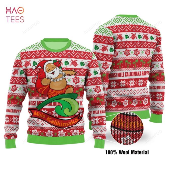 Best Christmas Santa Clause Ugly Christmas Ugly Christmas Sweater All Over Print Sweatshirt