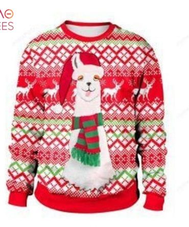 Best Christmas Snow Camel Ugly Christmas Ugly Christmas Sweater All Over Print Sweatshirt