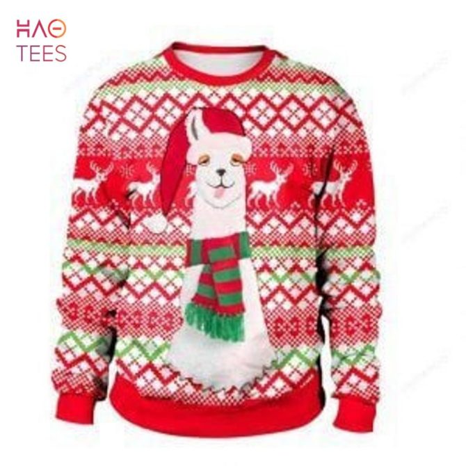 Best Christmas Snow Camel Ugly Christmas Ugly Christmas Sweater All Over Print Sweatshirt