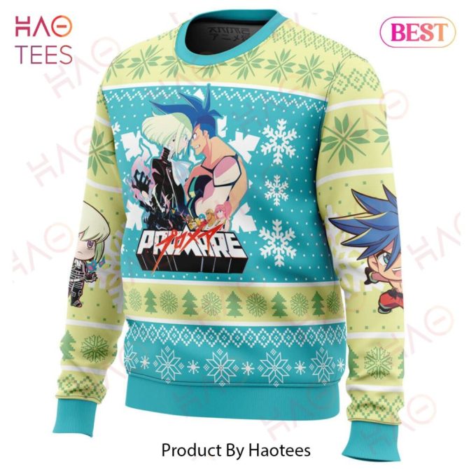 Christmas Snowflakes Promare Christmas Ugly Christmas Sweater - Image 2