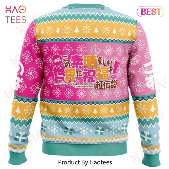 Christmas Spirit Konosuba Ugly Christmas Ugly Christmas Sweater - Image 3
