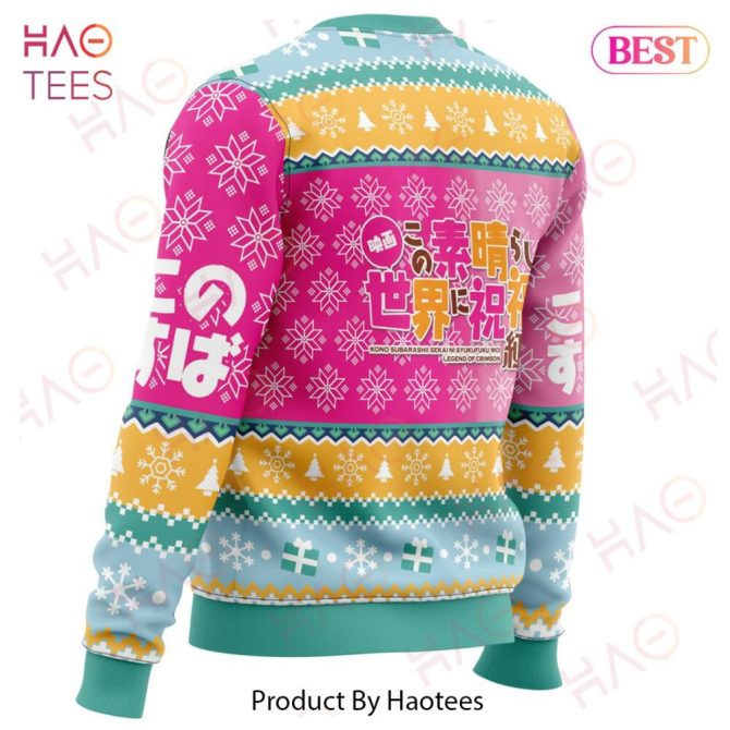 Christmas Spirit Konosuba Ugly Christmas Ugly Christmas Sweater - Image 4