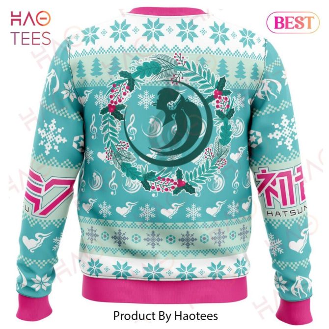 Christmas Symphony Hatsune Miku Ugly Christmas Ugly Christmas Sweater - Image 3