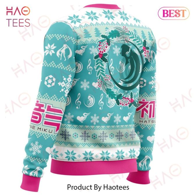 Christmas Symphony Hatsune Miku Ugly Christmas Ugly Christmas Sweater - Image 4