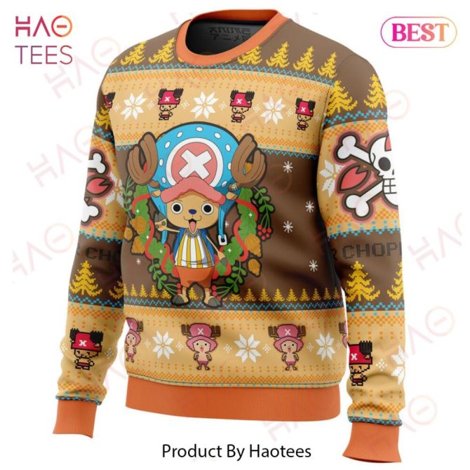 Christmas Tony Chopper One Piece Ugly Christmas Ugly Christmas Sweater - Image 2