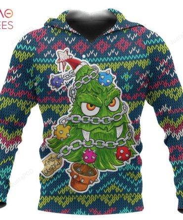 Best Christmas Tree Monster For Unisex 3D All Over Print Hoodie