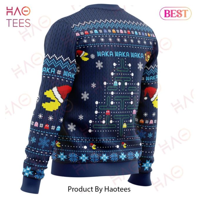 Christmas Tree Pac-Man Ugly Christmas Ugly Christmas Sweater - Image 4