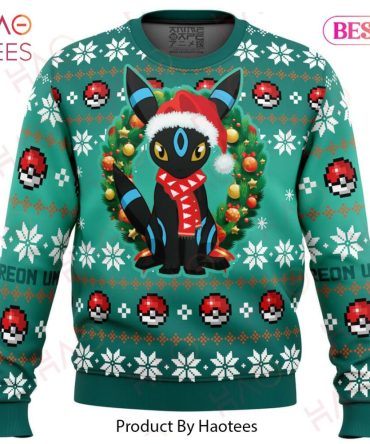 Christmas Umbreon Pokemon Ugly Christmas Ugly Christmas Sweater