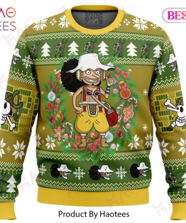 Christmas Usopp One Piece Ugly Christmas Ugly Christmas Sweater