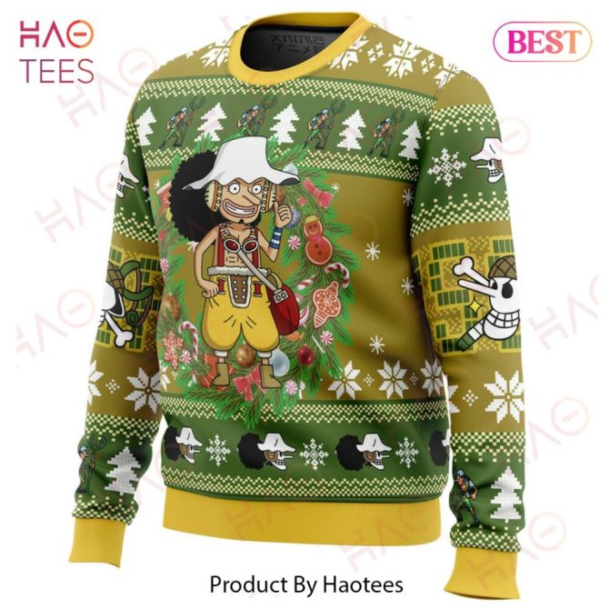 Christmas Usopp One Piece Ugly Christmas Ugly Christmas Sweater - Image 2