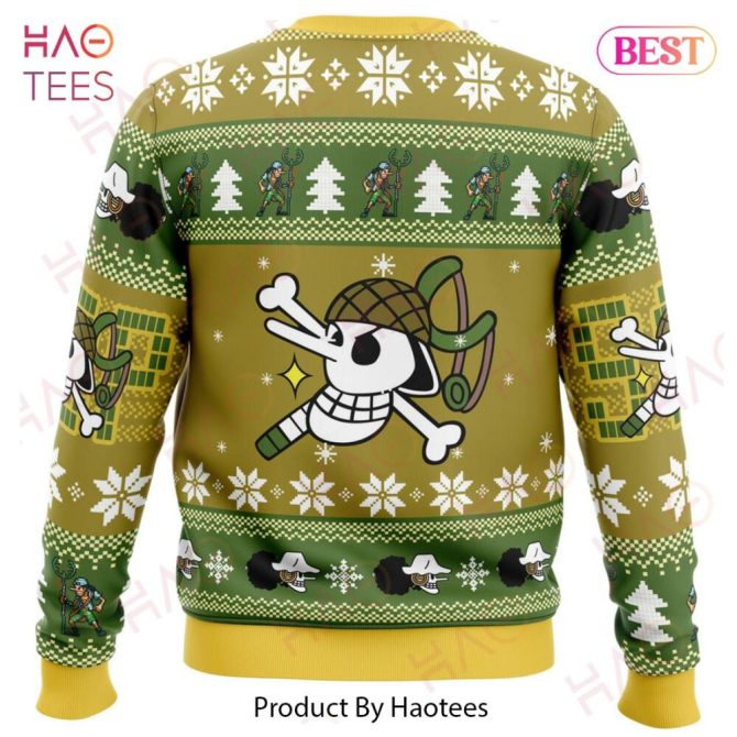 Christmas Usopp One Piece Ugly Christmas Ugly Christmas Sweater - Image 3