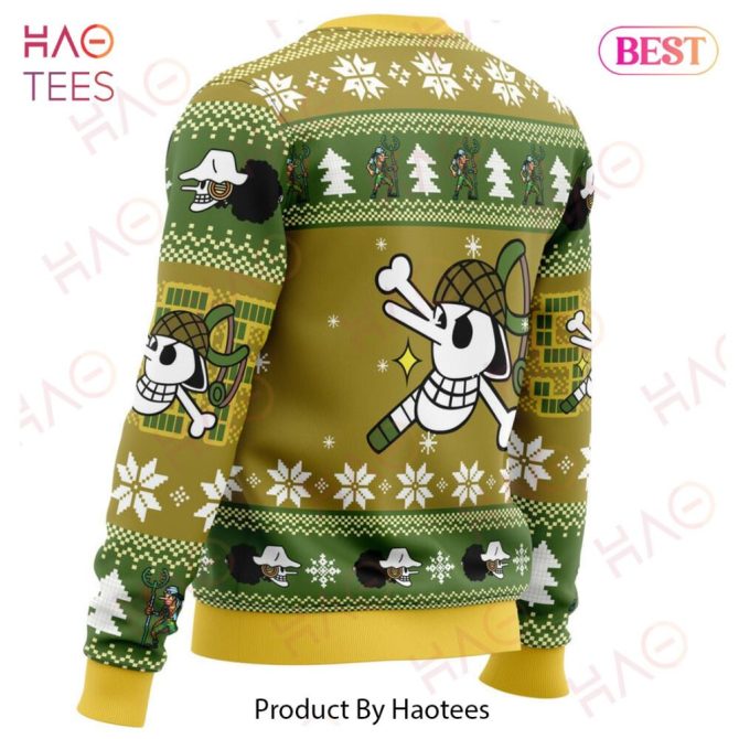Christmas Usopp One Piece Ugly Christmas Ugly Christmas Sweater - Image 4
