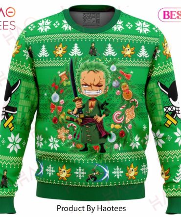 Christmas Zoro One Piece Ugly Christmas Ugly Christmas Sweater