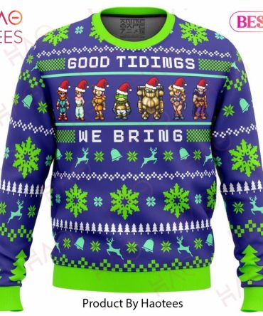 Chrono Trigger Good Tidings We Bring Ugly Christmas Ugly Christmas Sweater