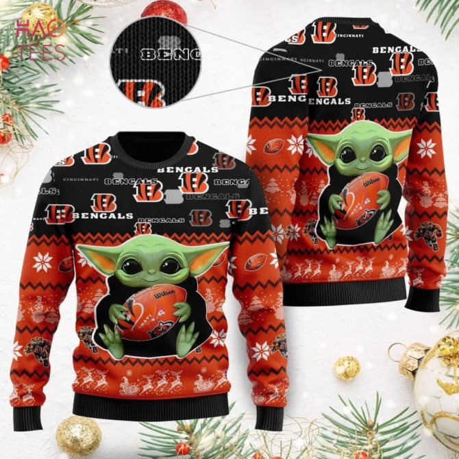 Best Cincinnati Bengals Baby Yoda Shirt For American Football Fans Ugly