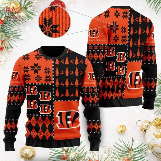 Best Cincinnati Bengals Ugly Christmas Ugly Christmas Sweaters Best Christmas Gift For Bengals - Image 3