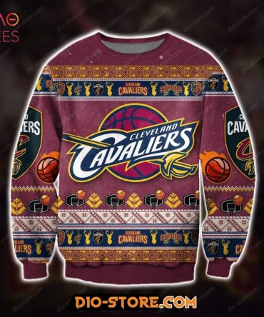 Best Cleveland Cavaliers Ugly Christmas Ugly Christmas Sweater All Over Print Sweatshirt Ugly
