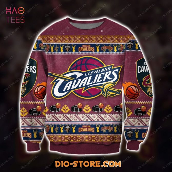 Best Cleveland Cavaliers Ugly Christmas Ugly Christmas Sweater All Over Print Sweatshirt Ugly