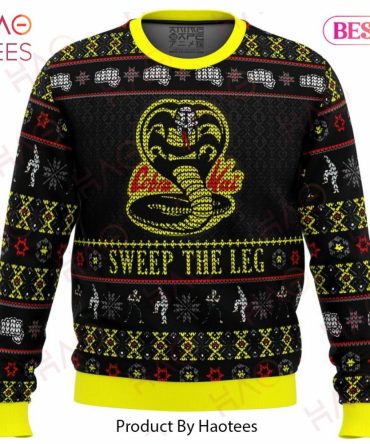 Cobra Kai Sweep The Leg Karate Kid Ugly Christmas Ugly Christmas Sweater