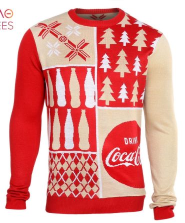 Best Coca-Cola Patches Ugly Christmas Sweater By Forever Collectibles