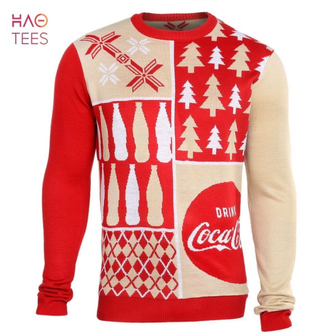 Best Coca-Cola Patches Ugly Christmas Sweater By Forever Collectibles