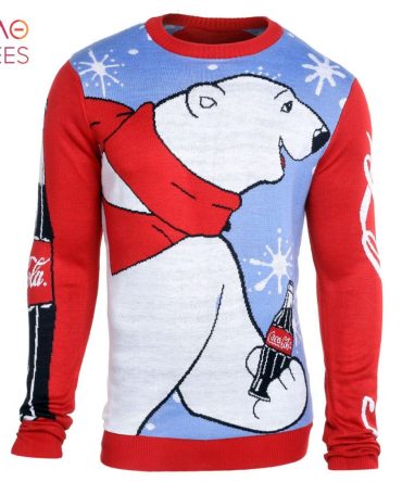 Best Coca-Cola Thematic Crew Neck Ugly Christmas Sweater By Forever Collectibles
