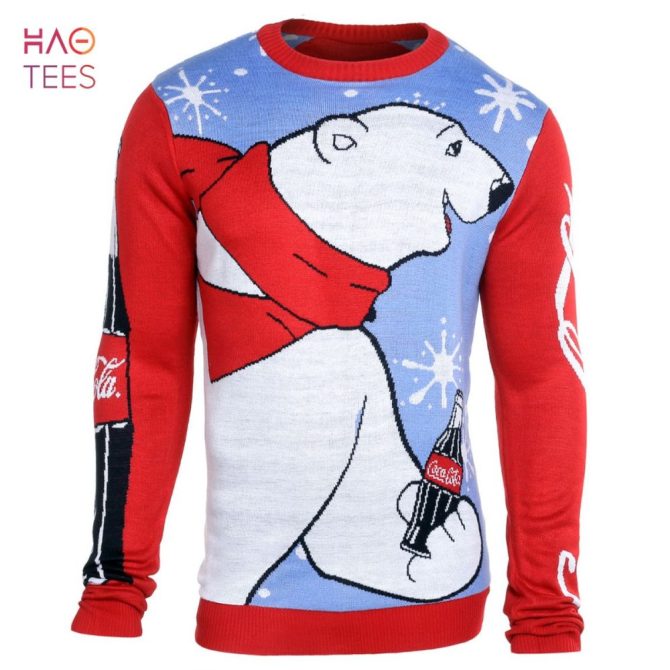 Best Coca-Cola Thematic Crew Neck Ugly Christmas Sweater By Forever Collectibles