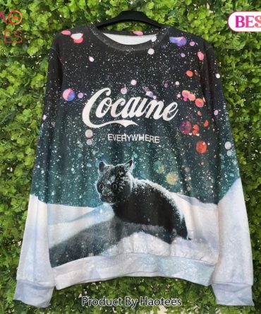 Cosmic Cat Sweatshirt - Bold Graphic Design, Unisex Pullover By Haotees