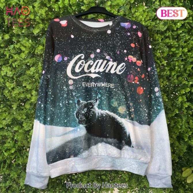 Cosmic Cat Sweatshirt - Bold Graphic Design, Unisex Pullover By Haotees