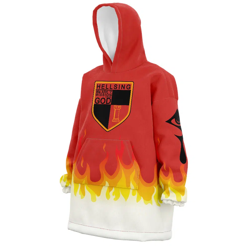 Alucard Hellsing Hooded Blanket Hoodie