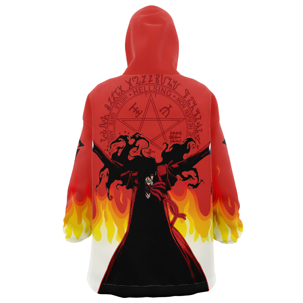 Alucard Hellsing Hooded Blanket Hoodie - Image 3