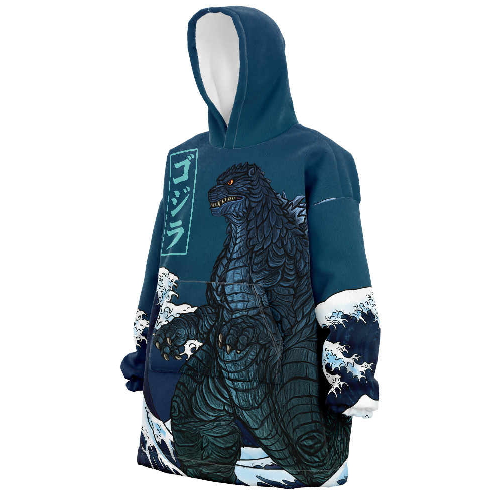 Godzilla Hooded Blanket Hoodie - Image 4
